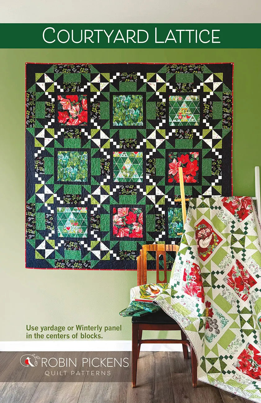 Courtyard Lattice - Linda's Electric Quilters
