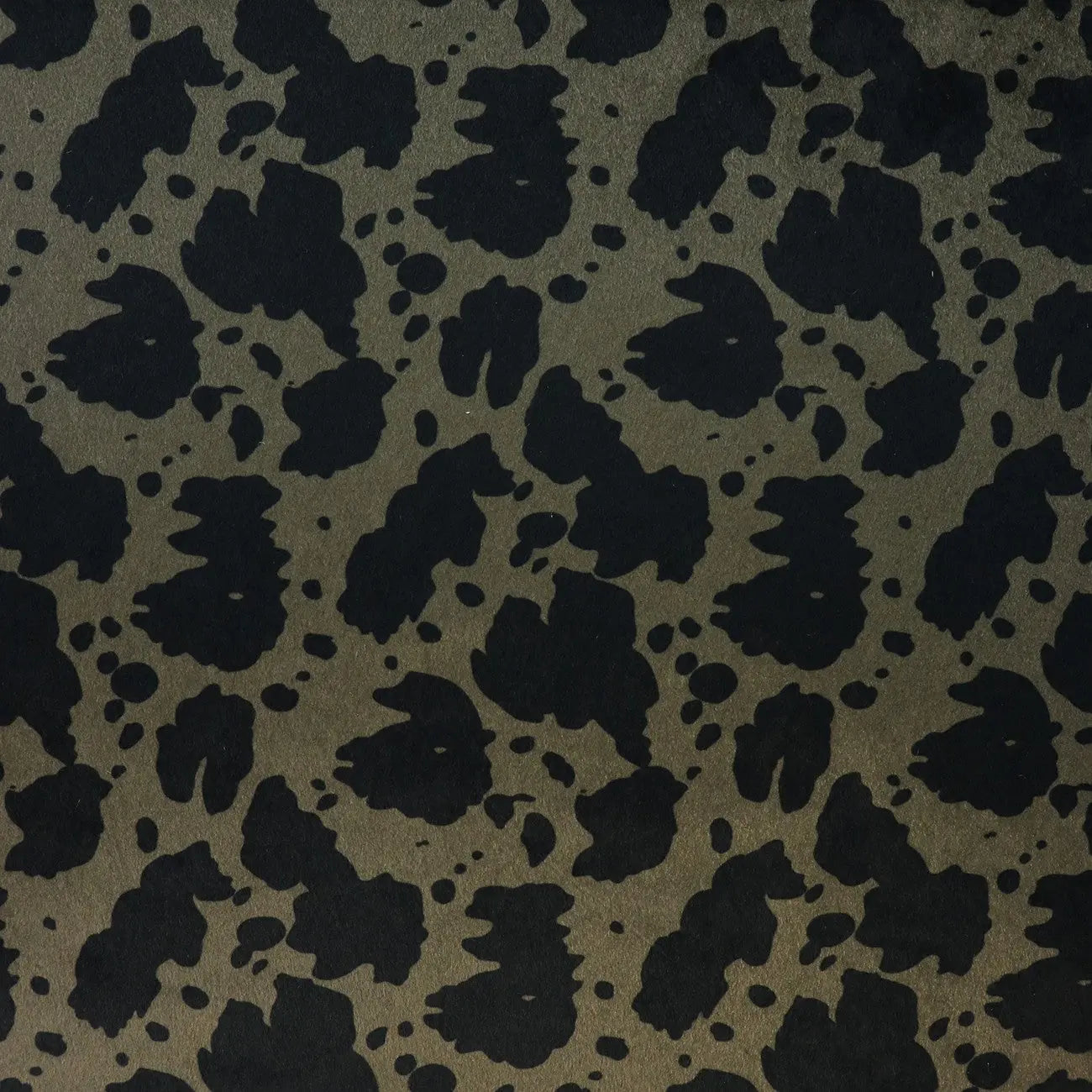 Cow Black Olive Faux Fur 1/2 Yard Checker Distributor