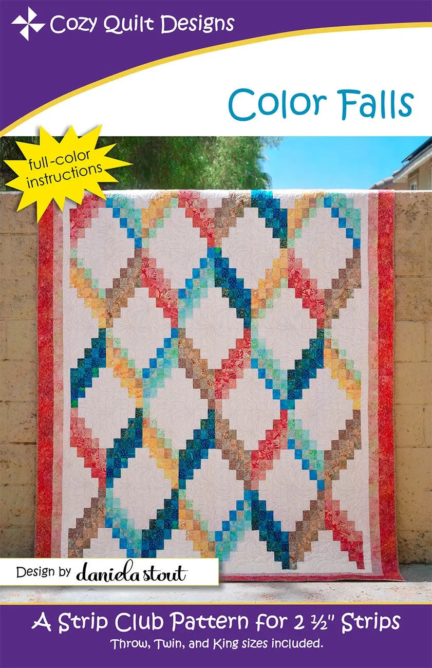 Cozy Strip Club - Color Falls - Linda's Electric Quilters