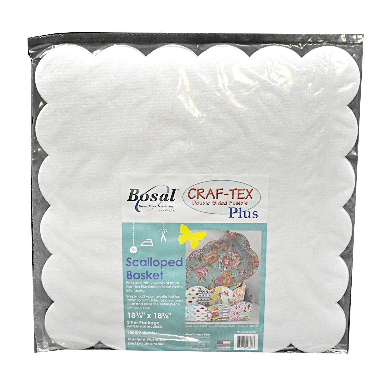 Craf-Tex Scalloped Basket 2pk - Linda's Electric Quilters