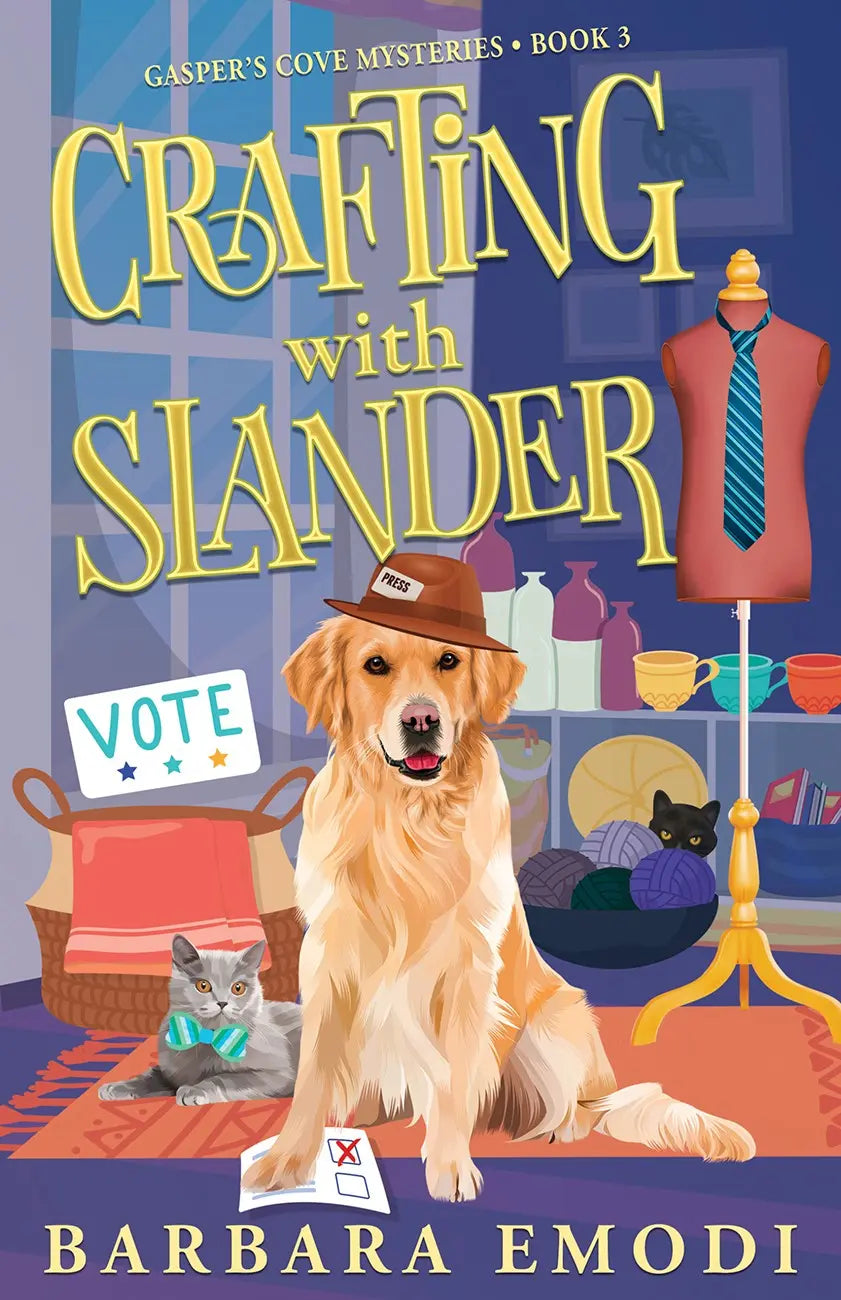 Crafting with Slander: Gasper's Cove Mysteries Book 3 - Linda's Electric Quilters