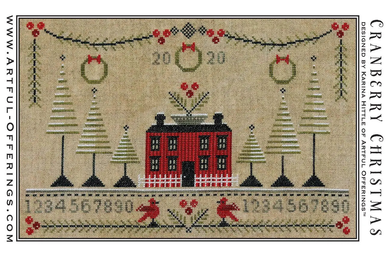 Cranberry Christmas Sampler - Linda's Electric Quilters