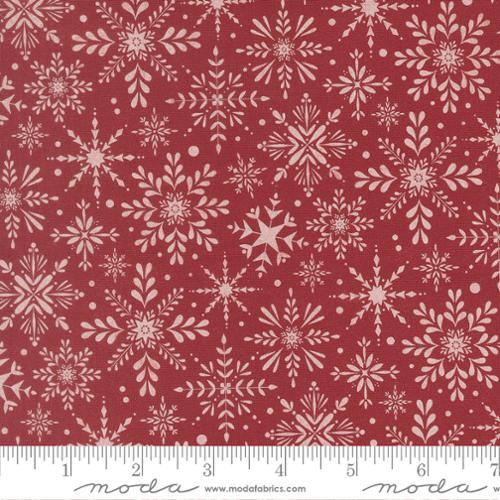 Cranberry Gingerbread Lane 44 45 inch Cotton Fabric Moda Fabrics