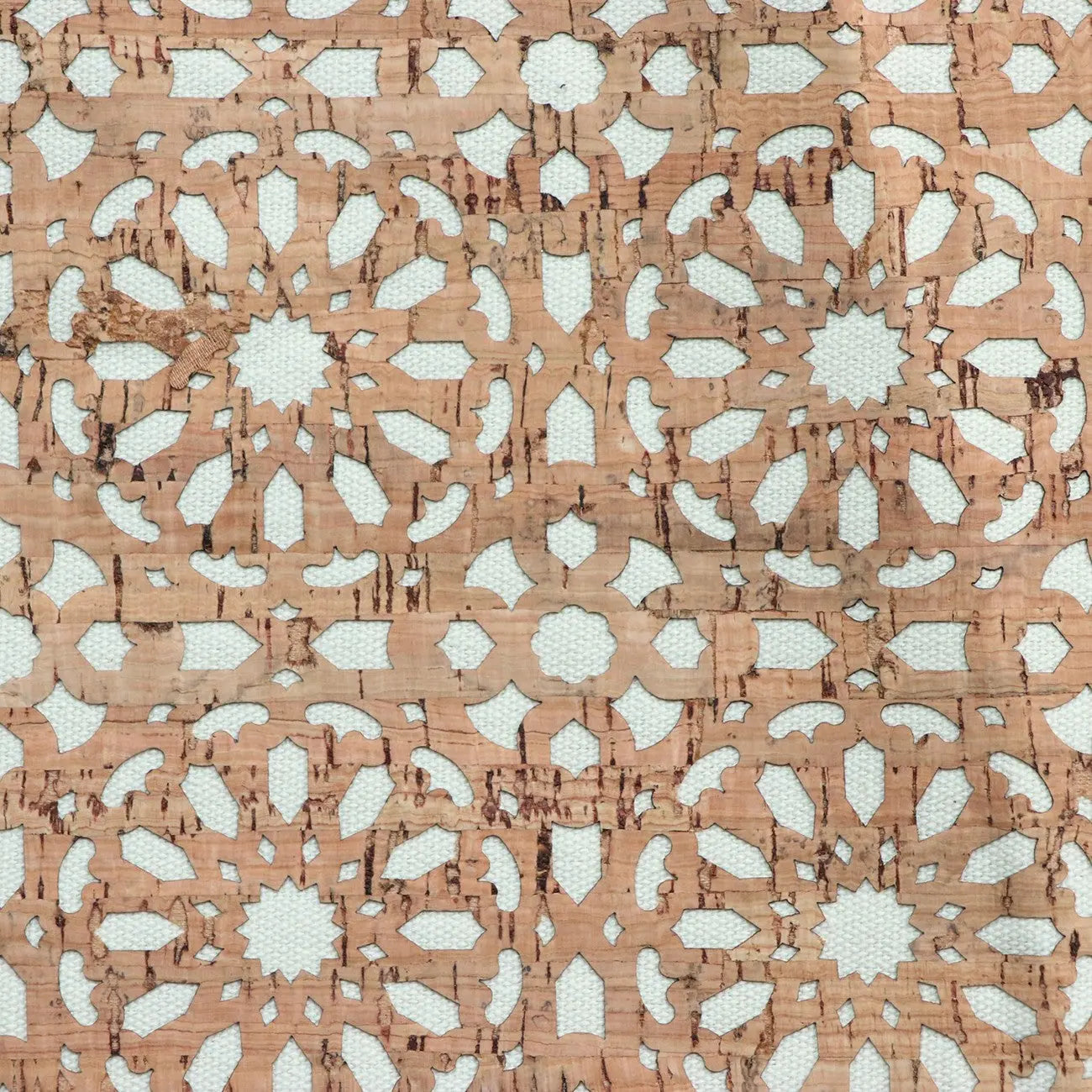 Cream Canvas Backed Mandala Pro Lite Cork 1/2 yard - Linda's Electric Quilters
