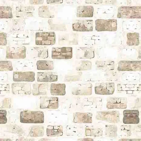Cream Taupe Castle Wall Wideback Cotton Fabric per yard - Linda's Electric Quilters