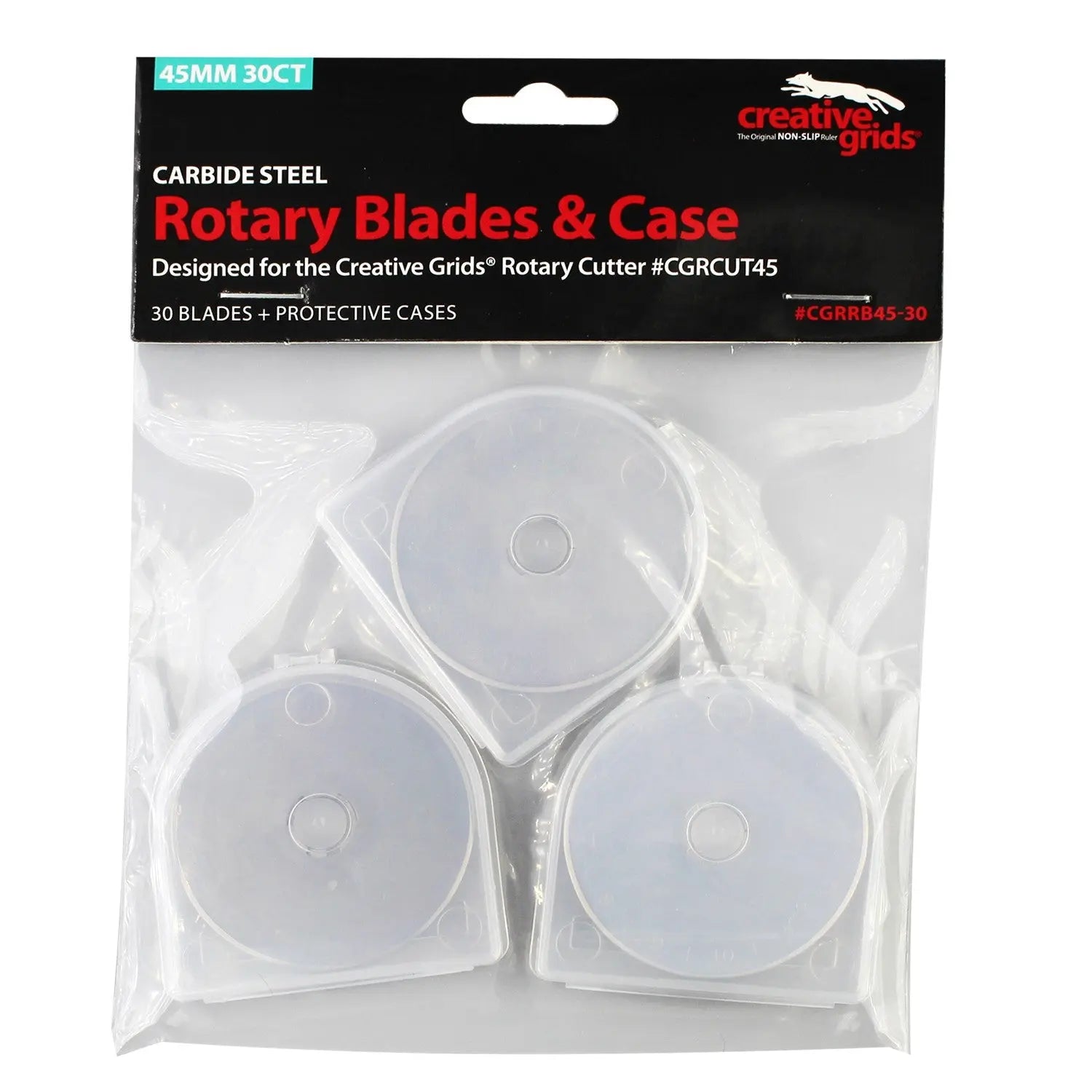 Creative Grids 45mm Replacement Rotary Blade 30pk - Linda's Electric Quilters