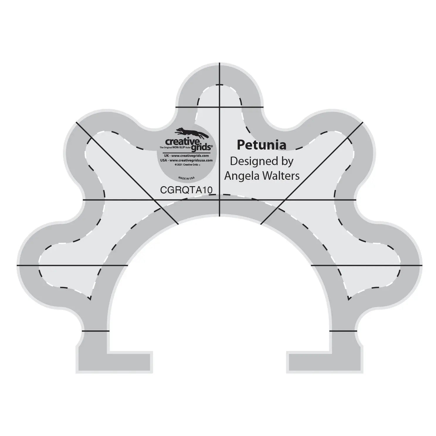 Creative Grids Machine Quilting Tool Petunia - Linda's Electric Quilters