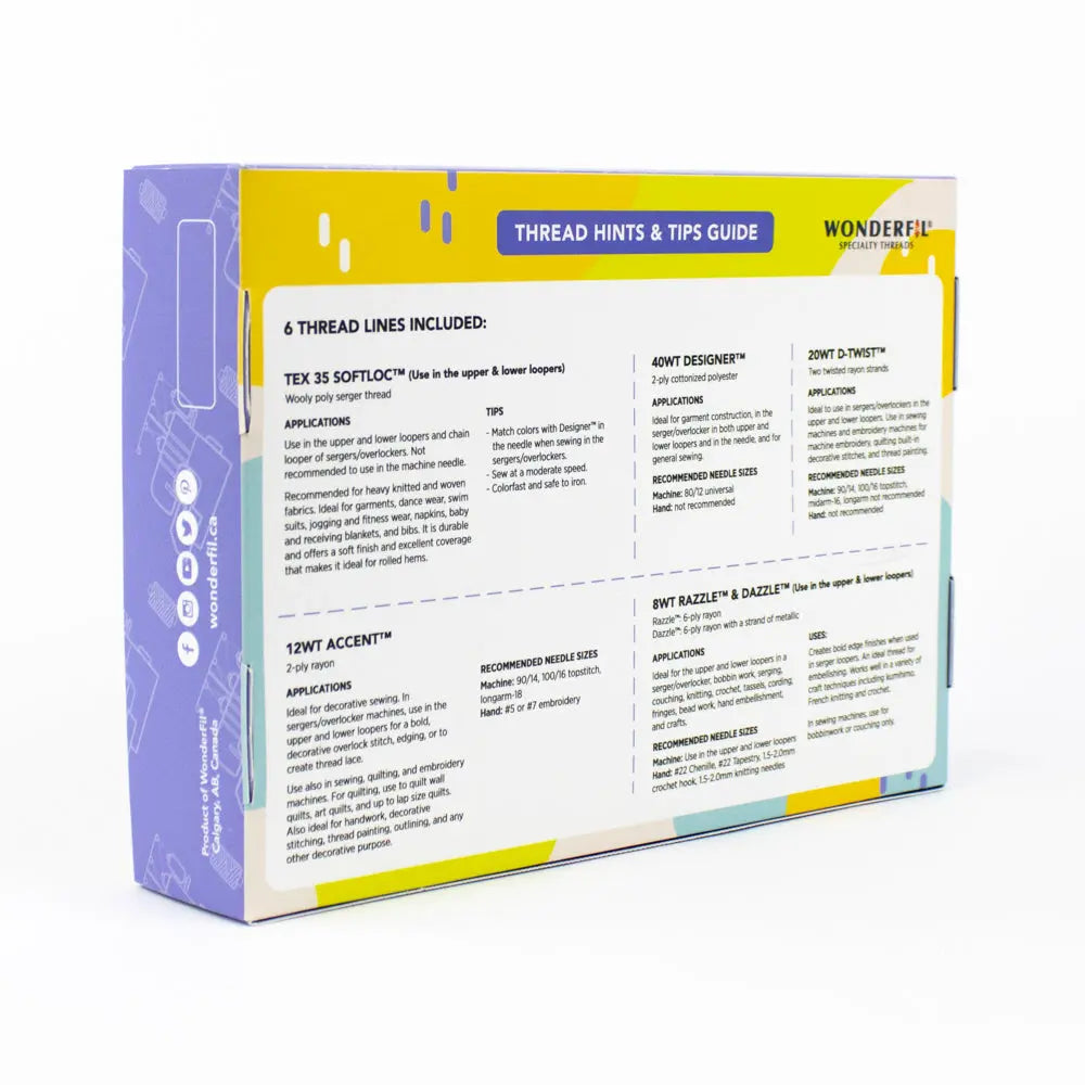 Creative Serging Novelty Pack WonderFil USA