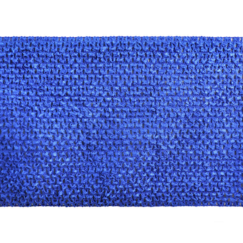 Crochet Stretch Trim Collection - 9" Width (10 Yard Roll) - BF-1903-04 Royal Blue