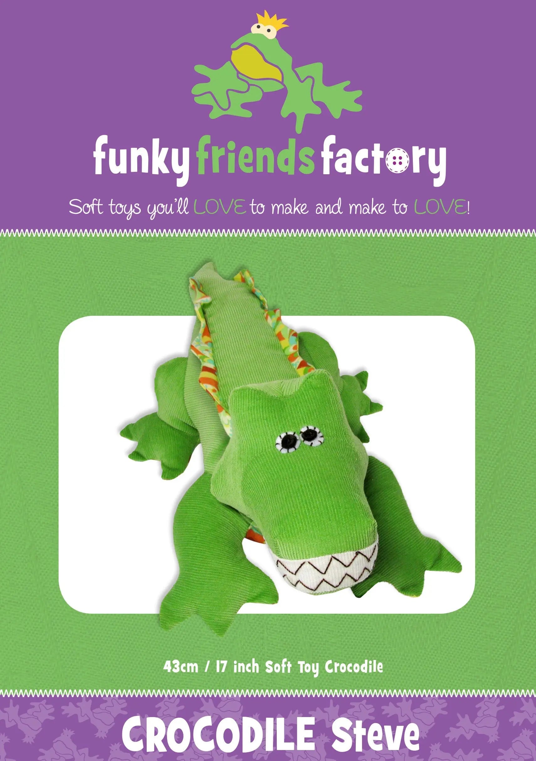 Crocodile / Aligator Steve - Linda's Electric Quilters