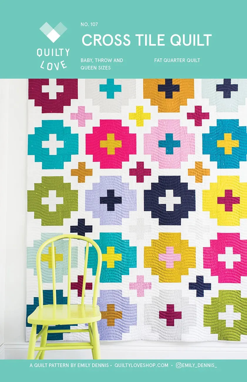 Cross Tile Quilt Pattern - Linda's Electric Quilters