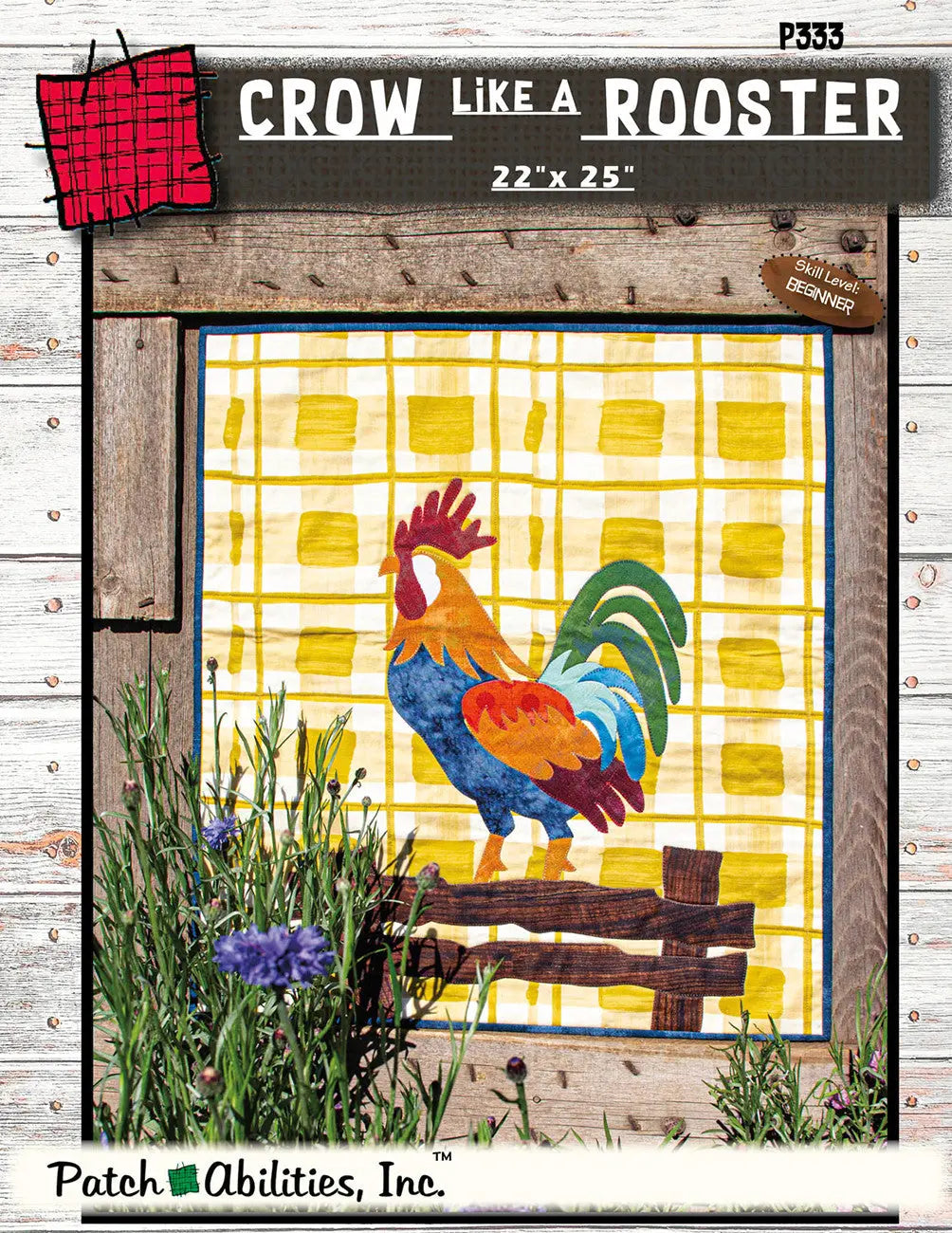 Crow Like A Rooster - Linda's Electric Quilters