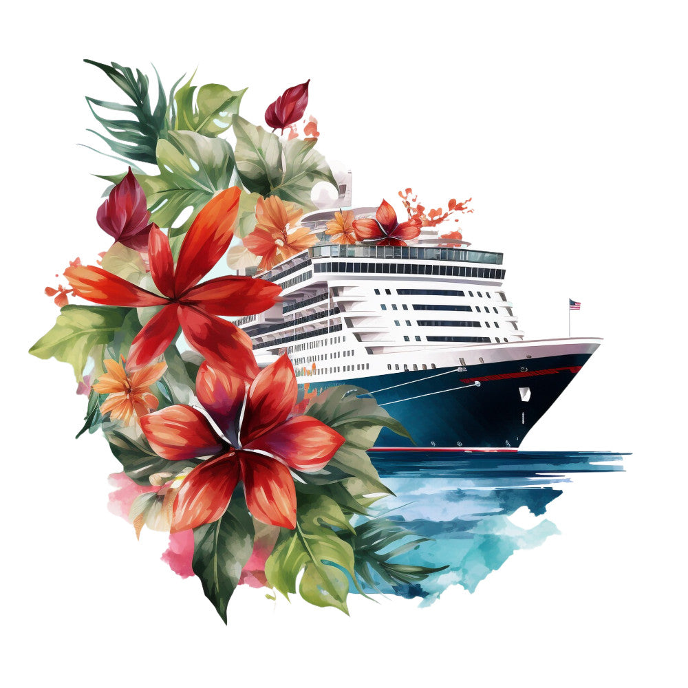 Cruise Ships Fabric Panel 1
