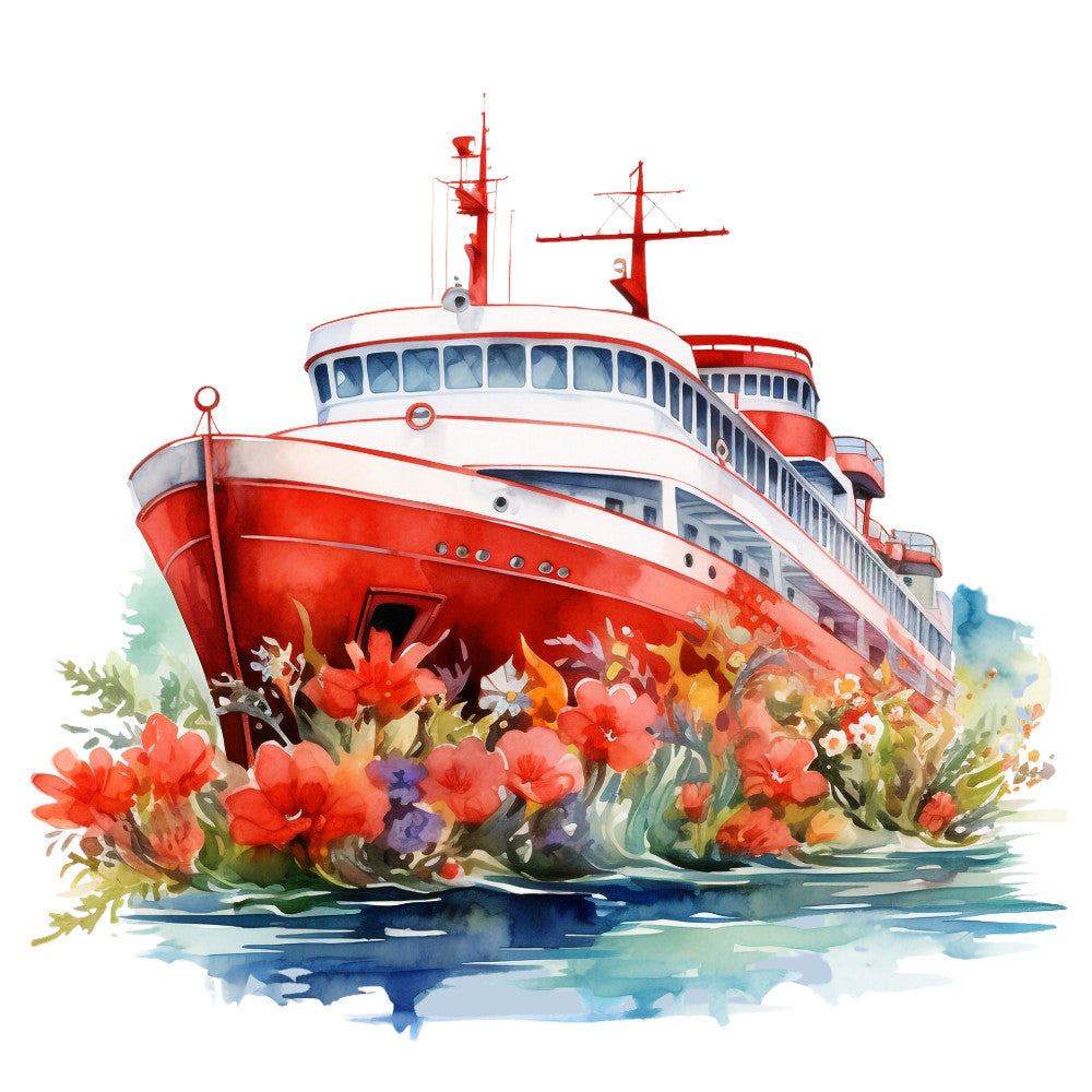 Cruise Ships Fabric Panel 15
