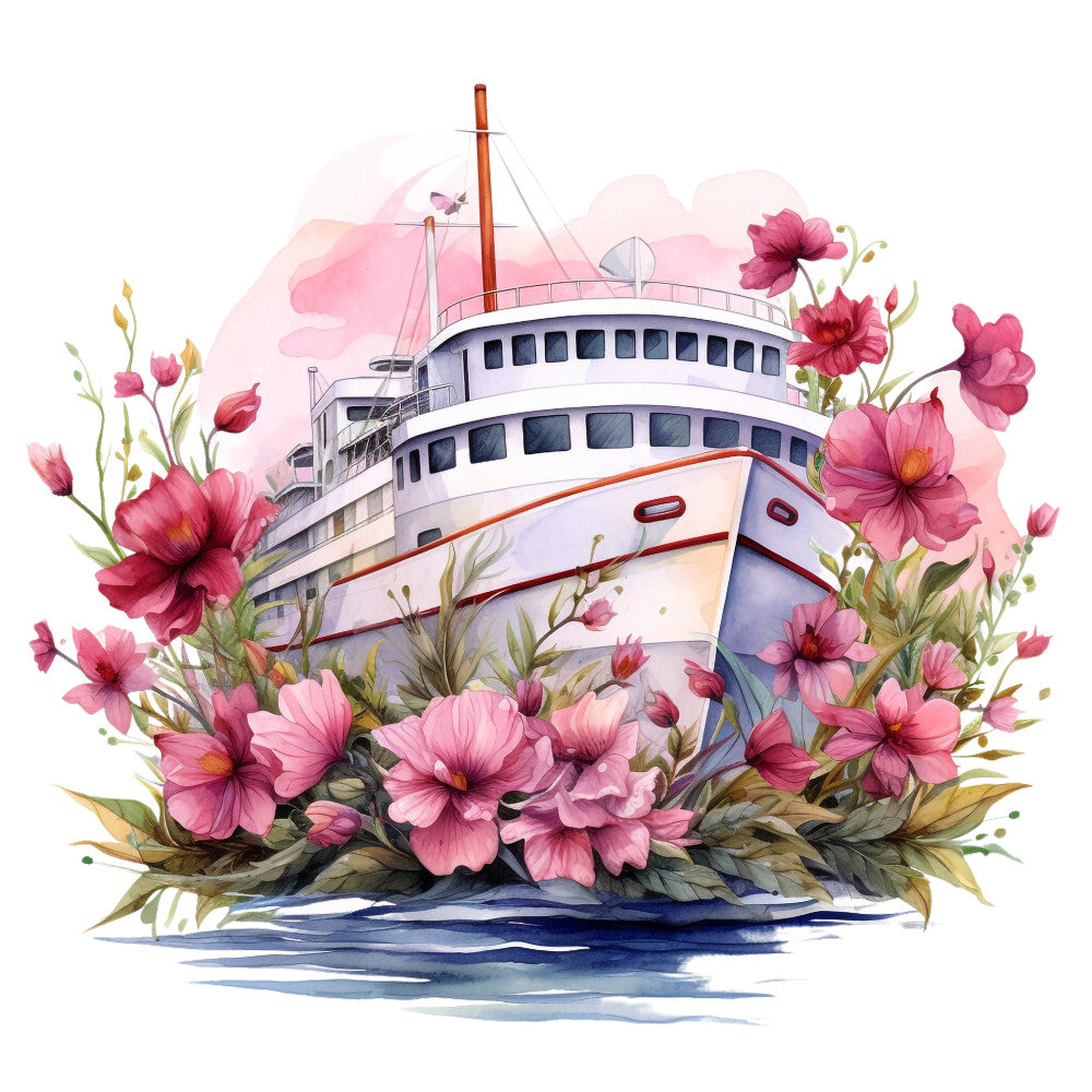 Cruise Ships Fabric Panel 18