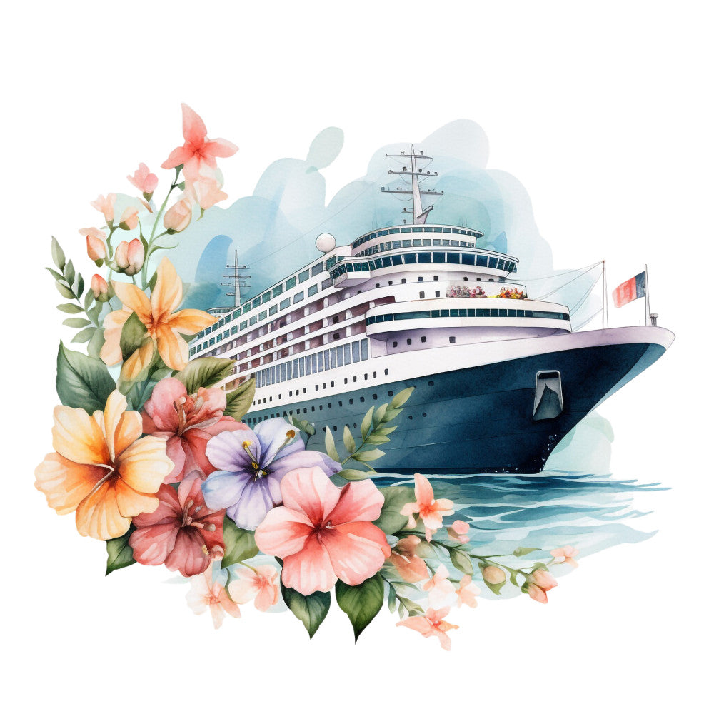 Cruise Ships Fabric Panel 2