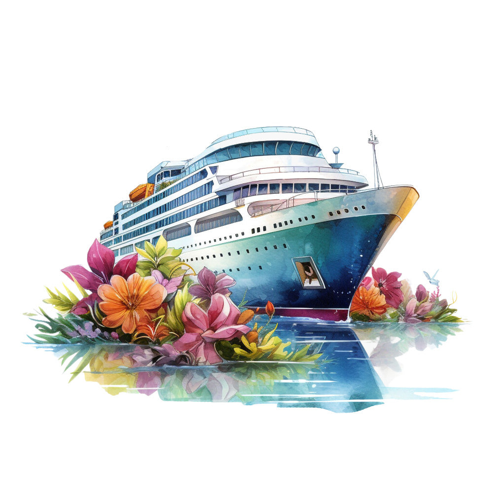 Cruise Ships Fabric Panel 20