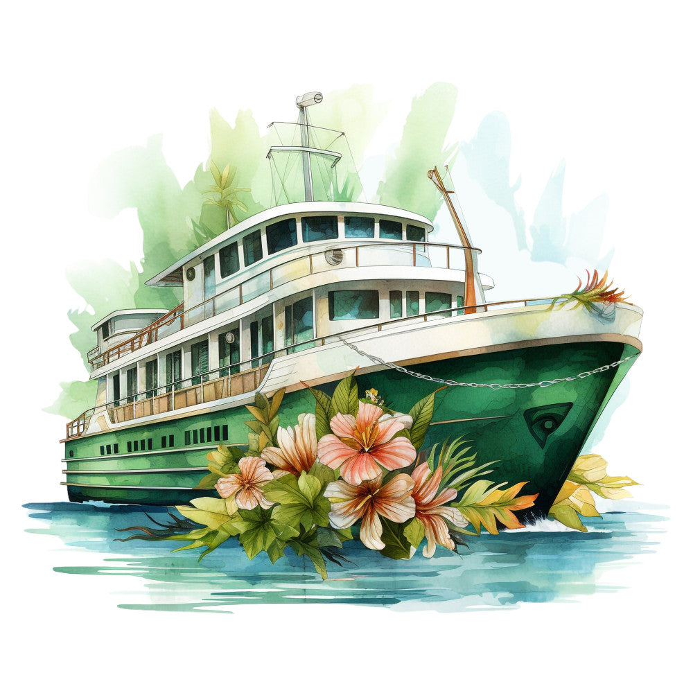 Cruise Ships Fabric Panel 23