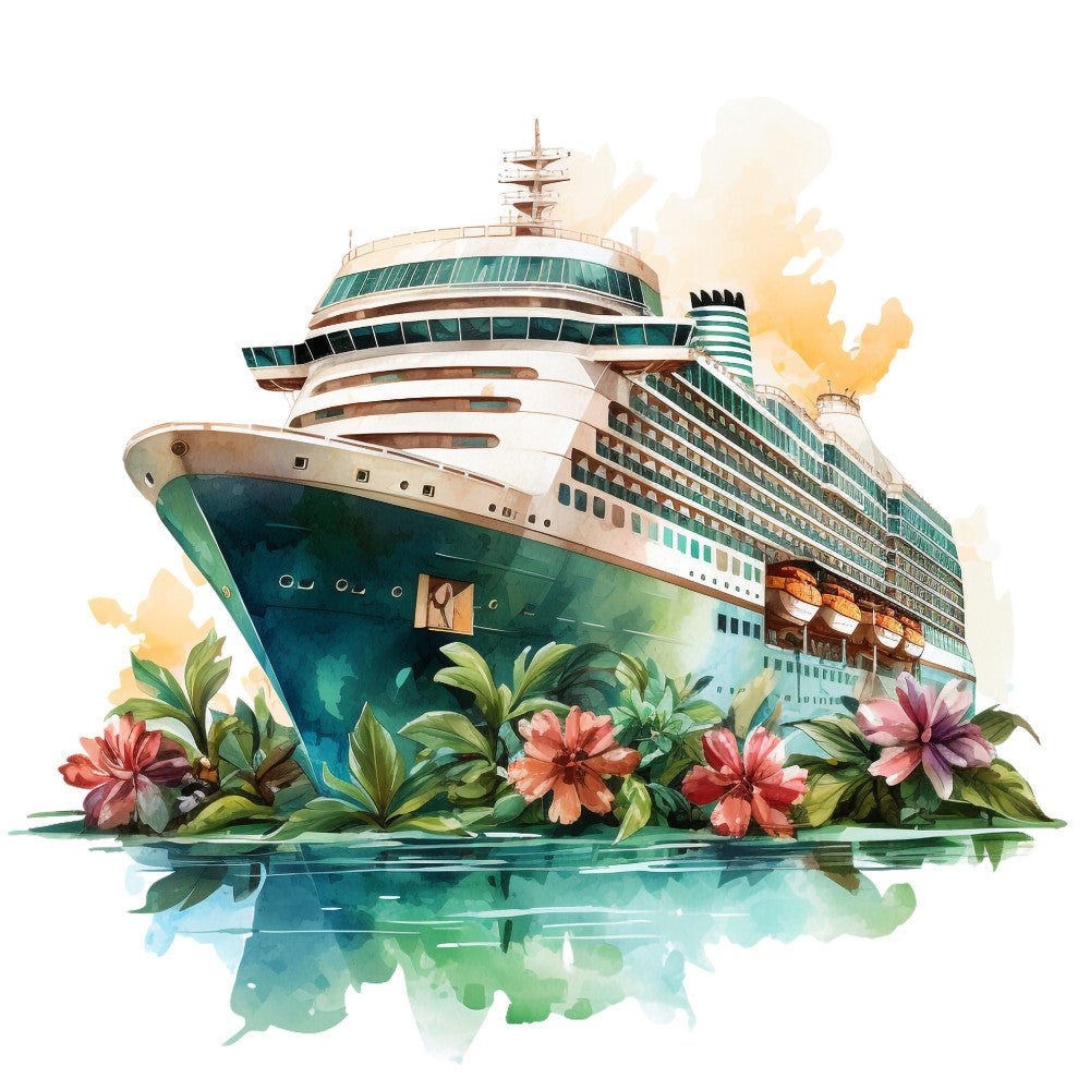 Cruise Ships Fabric Panel 25