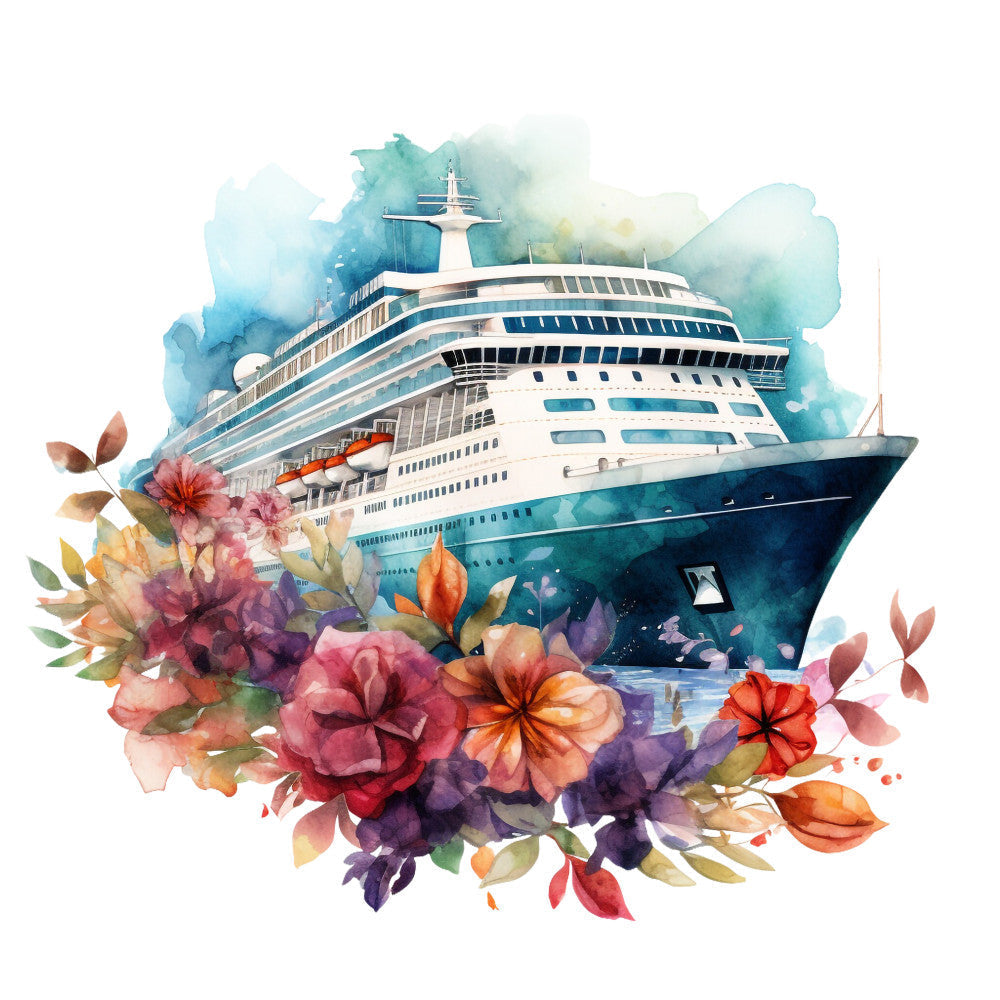 Cruise Ships Fabric Panel 27