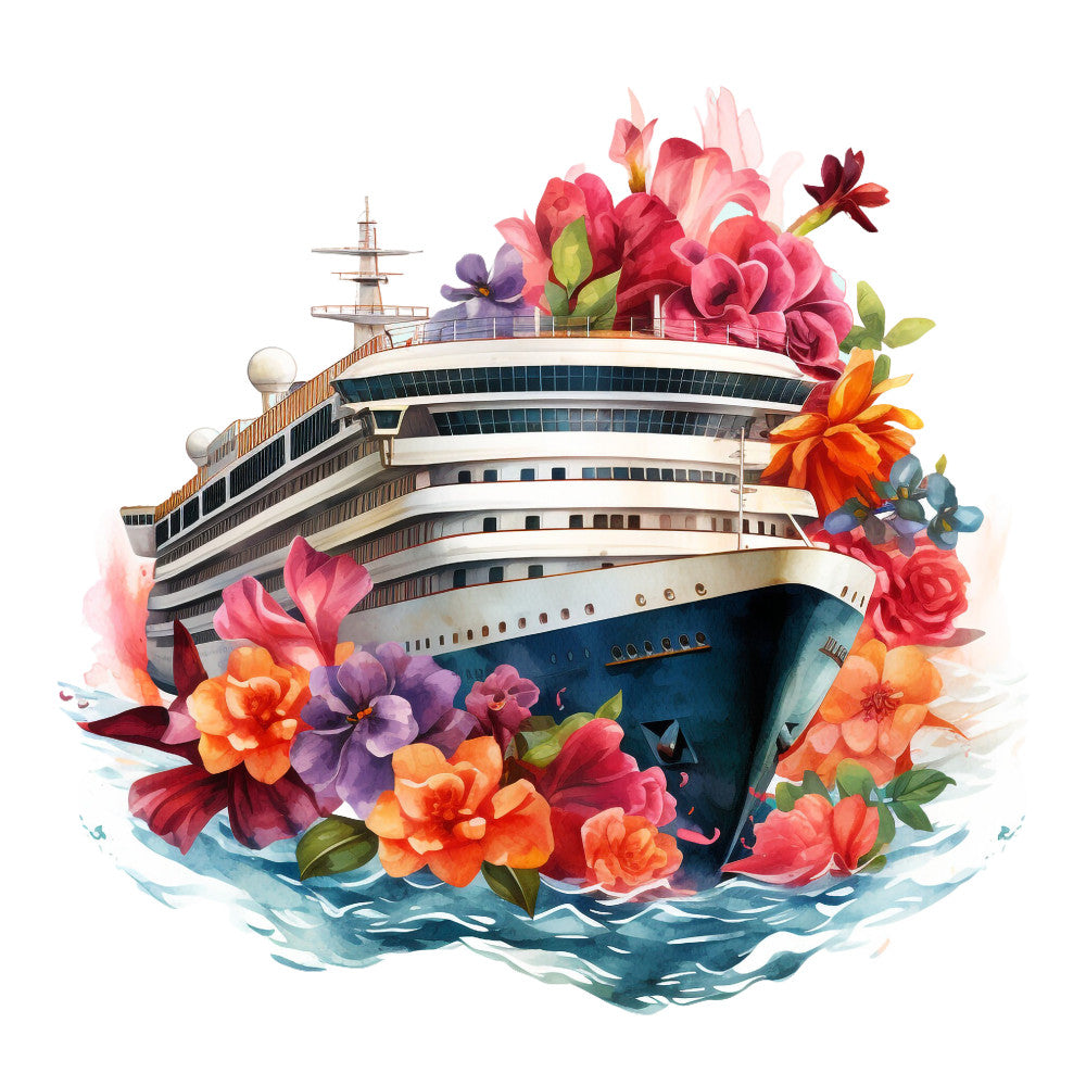 Cruise Ships Fabric Panel 3