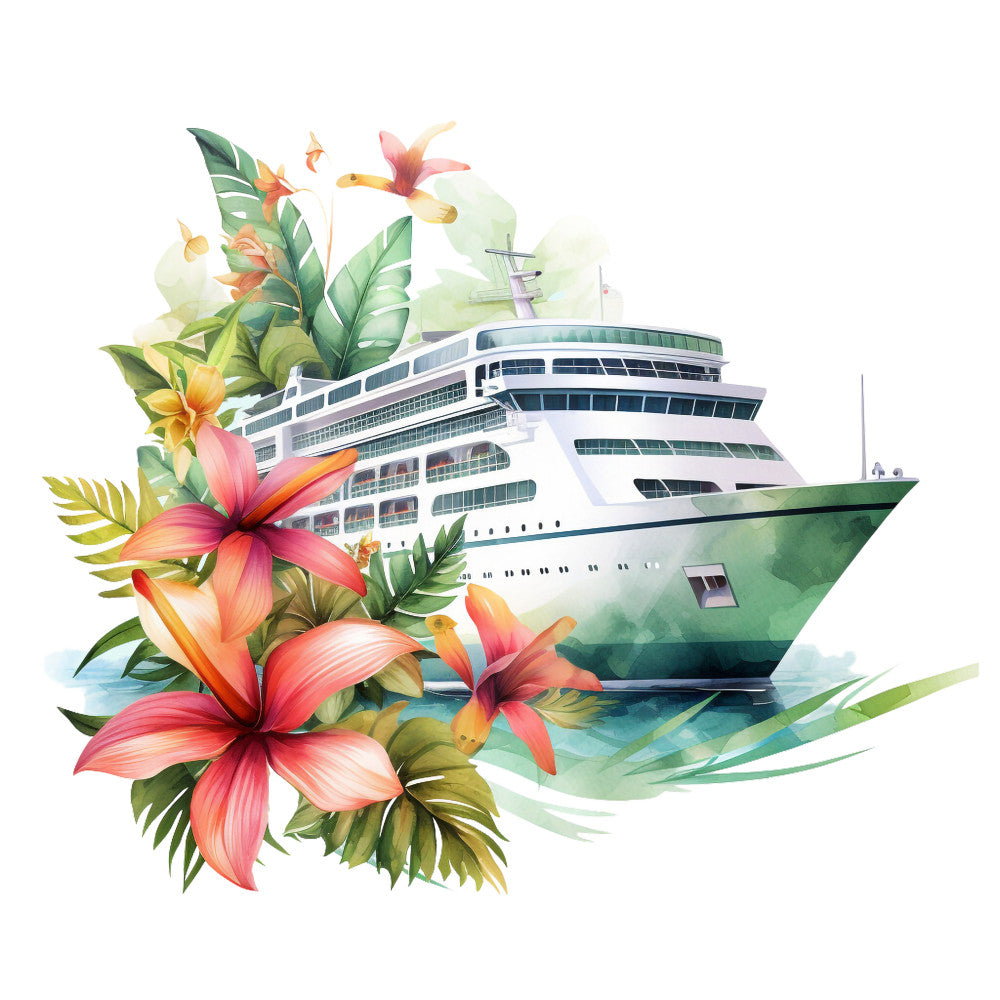 Cruise Ships Fabric Panel 30