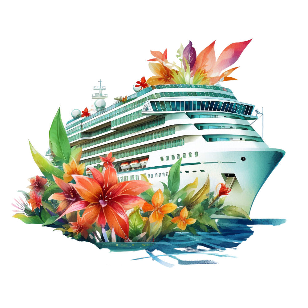 Cruise Ships Fabric Panel 5