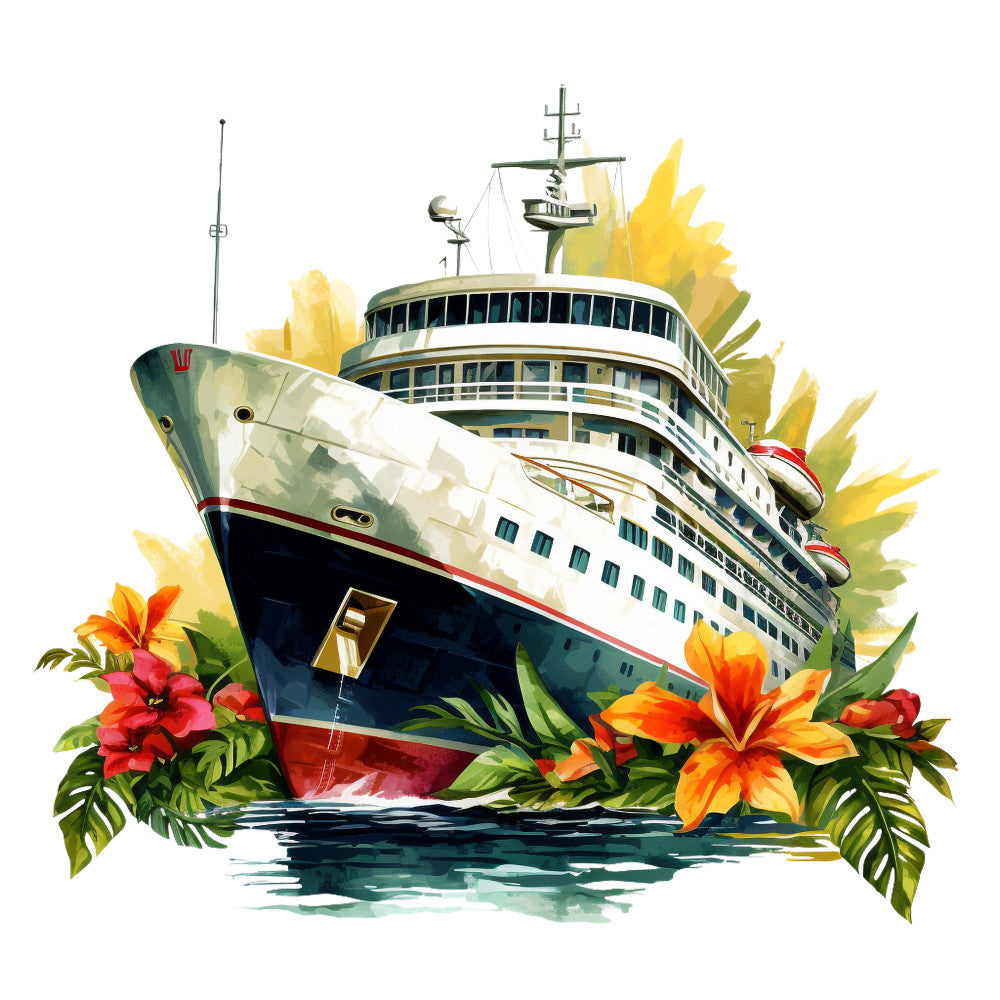 Cruise Ships Fabric Panel 6