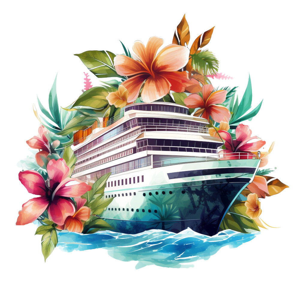 Cruise Ships Fabric Panel 9