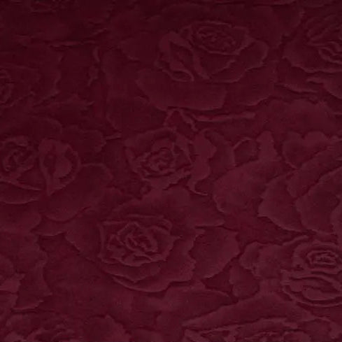 Cuddle 3 Extra Wide Rose Burnout Limited Edition Merlot Fabric per yard Shannon Fabrics