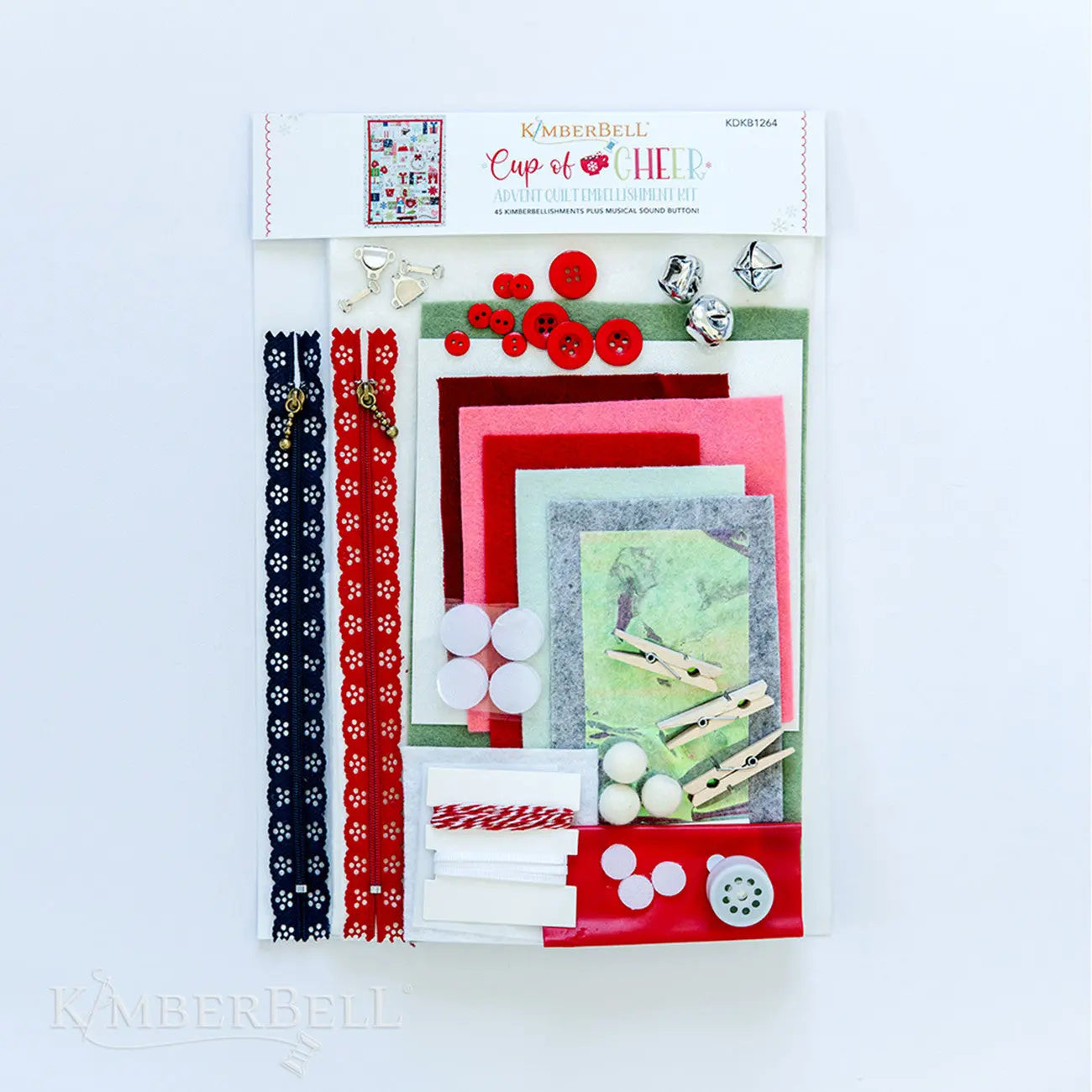Cup of Cheer Embellishment Kit - Linda's Electric Quilters