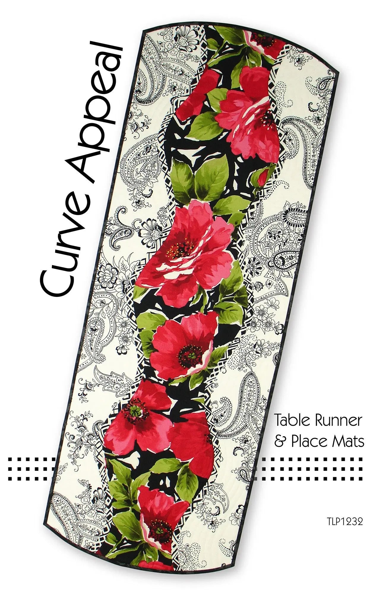 Curve Appeal Table Runner & Place Mats - Linda's Electric Quilters