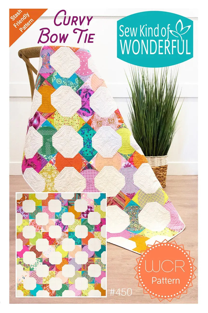 Curvy Bow Tie - Linda's Electric Quilters