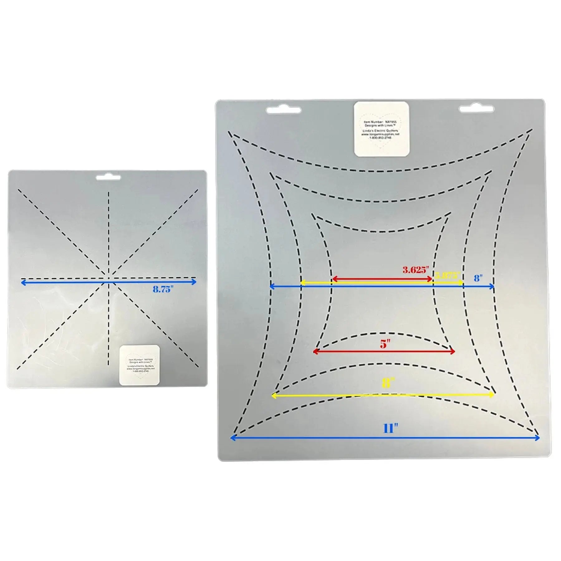 Curvy Square Book and Stencil Kit Linda's Electric Quilters