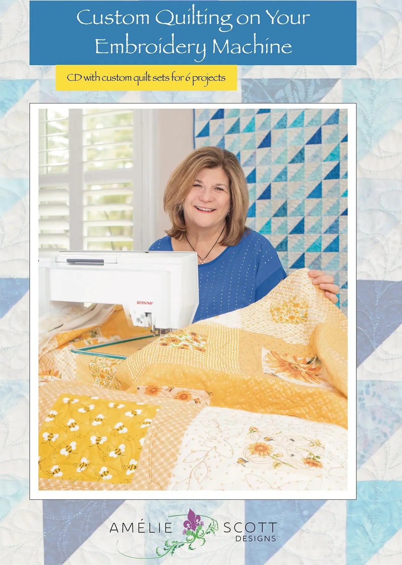 Custom Quilting On Your Embroidery Machine - Linda's Electric Quilters