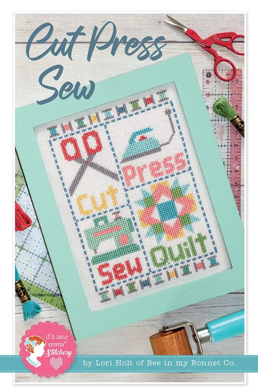 Cut Press Sew Cross Stitch Pattern - Linda's Electric Quilters