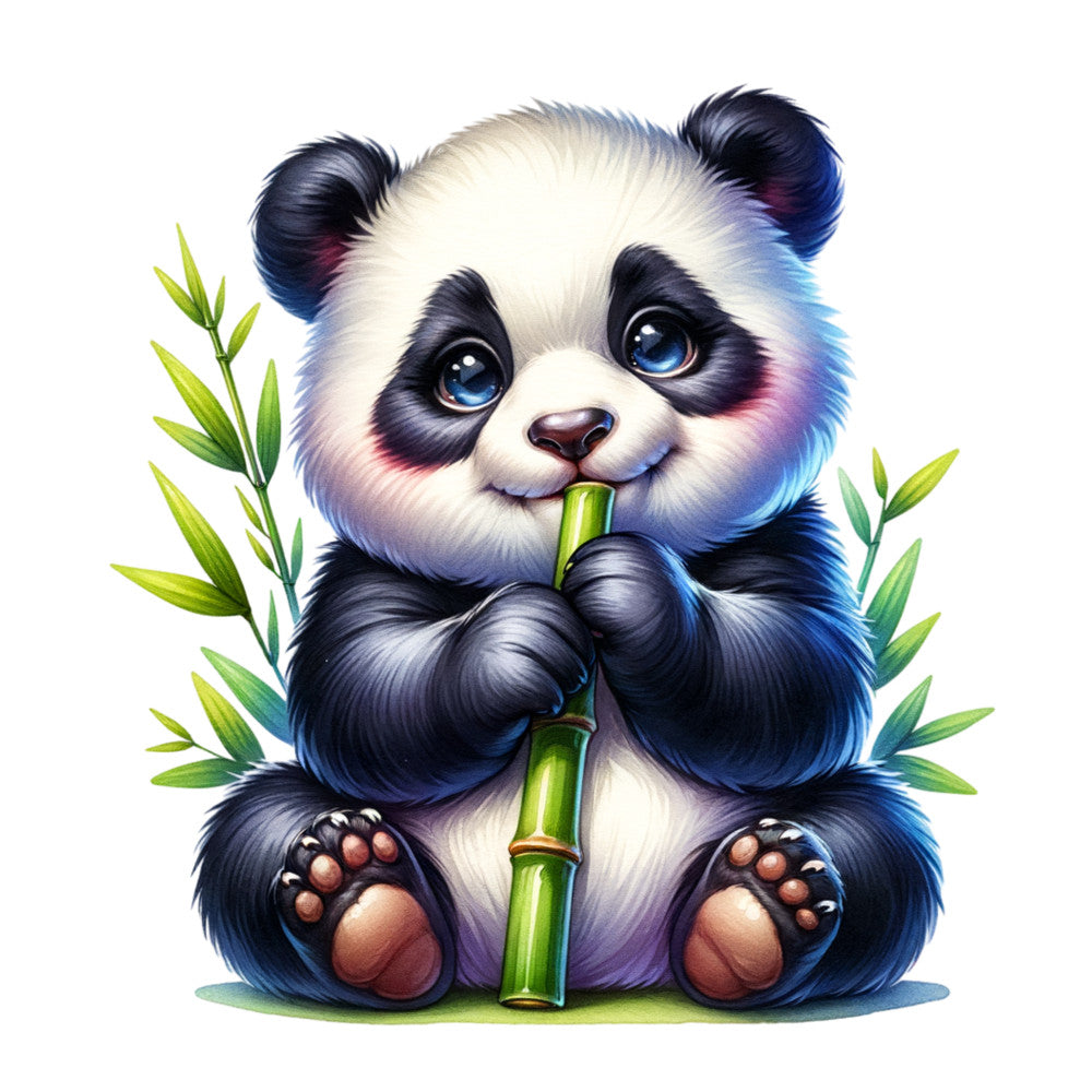 Cute Panda Fabric Panel 1