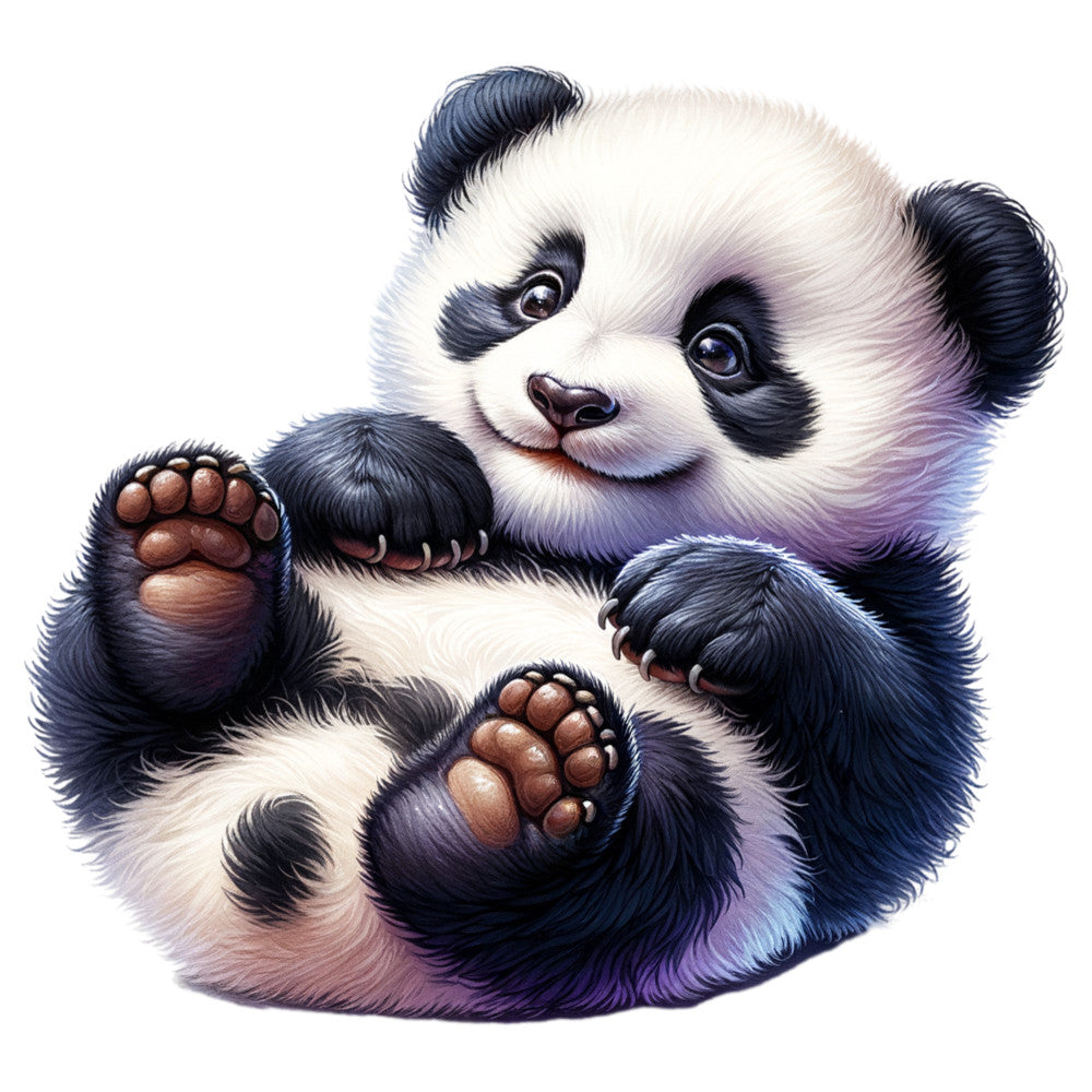 Cute Panda Fabric Panel 10