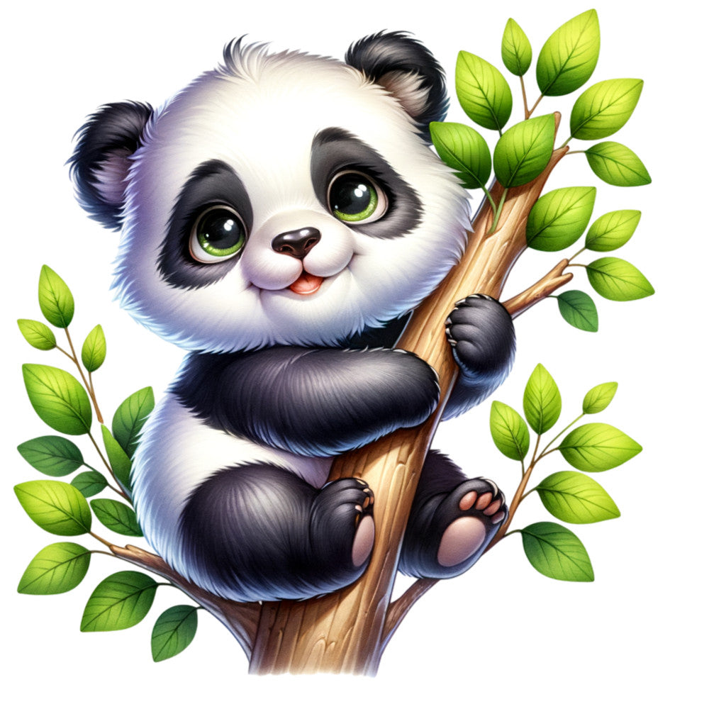 Cute Panda Fabric Panel 11