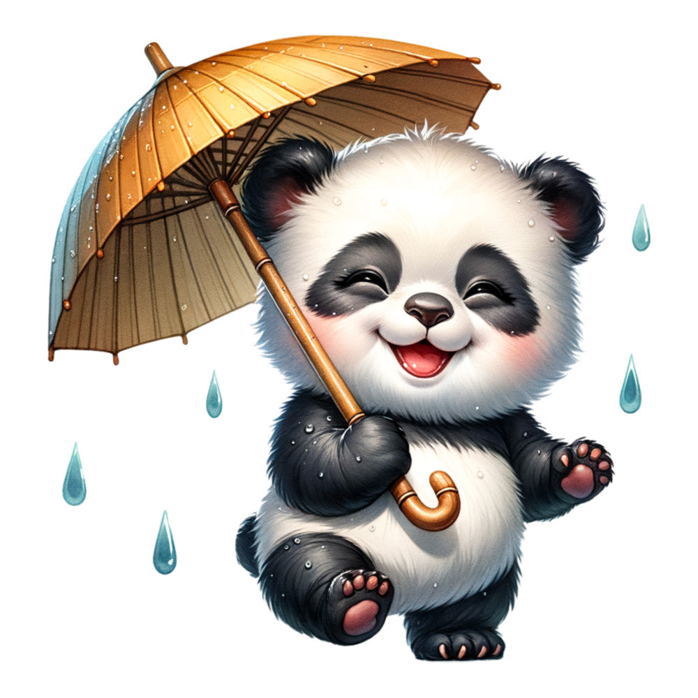 Cute Panda Fabric Panel 12