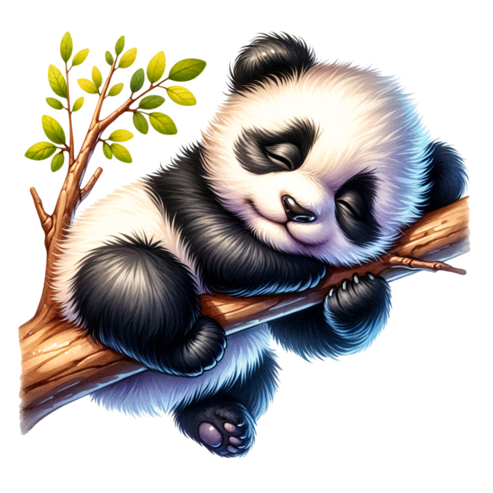 Cute Panda Fabric Panel 4