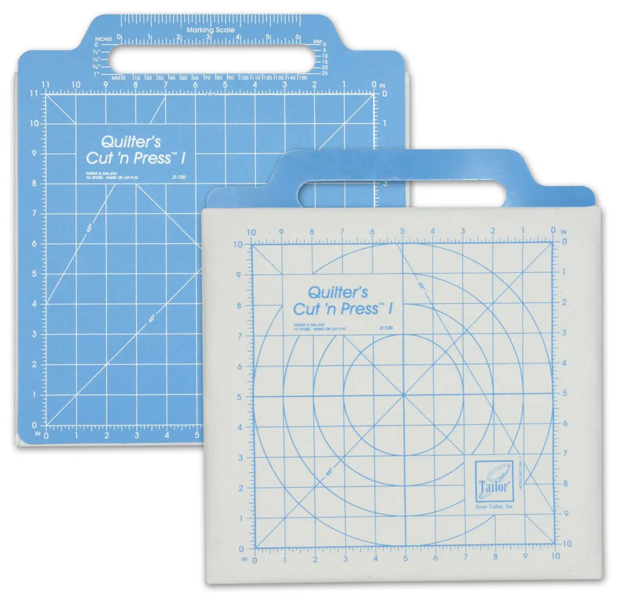 Cutting Mat Quilter's Cut 'n Press I Teal 11in x 11in - Linda's Electric Quilters