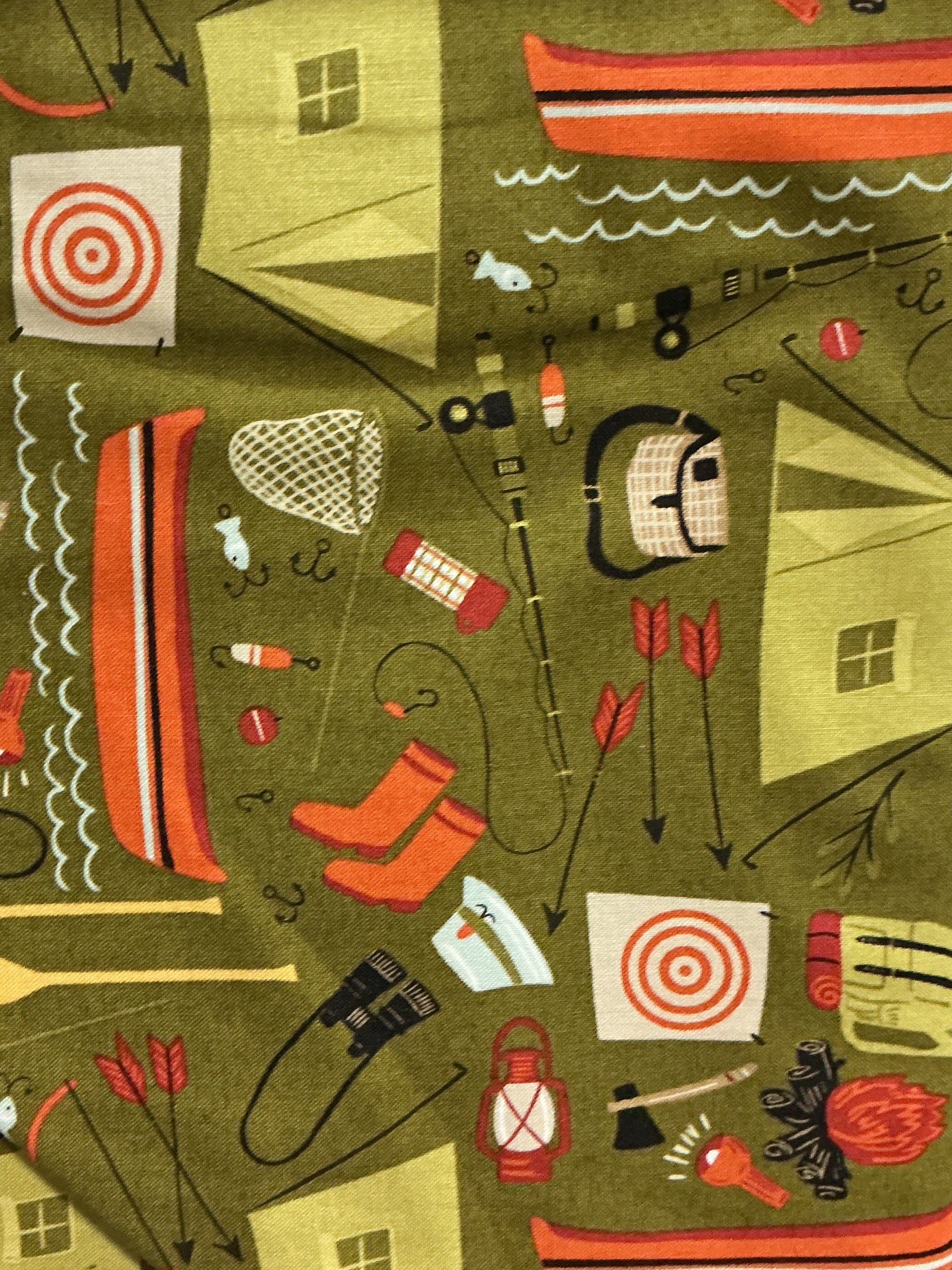 The Great Outdoors Forest novelty quilting fabric by Moda