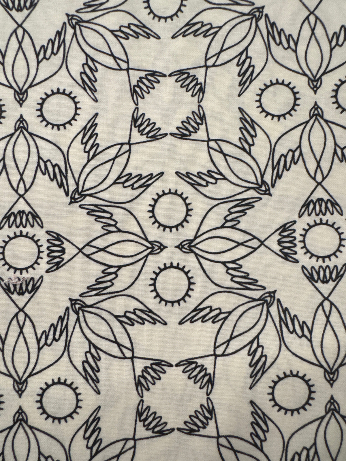 Moda Birdsong black and white
