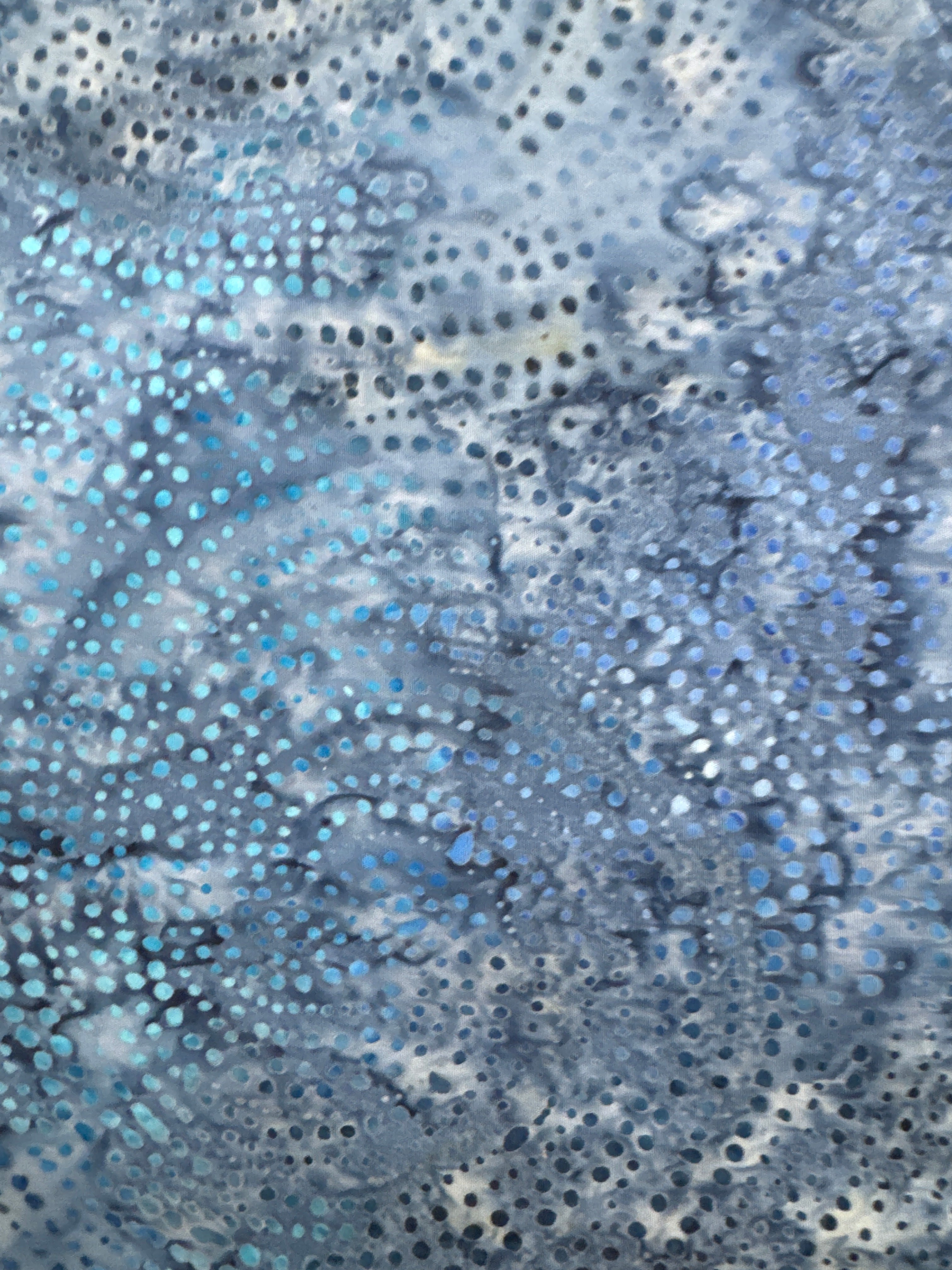 Timeless Treasures Beaded Ripples Blue quilting fabric