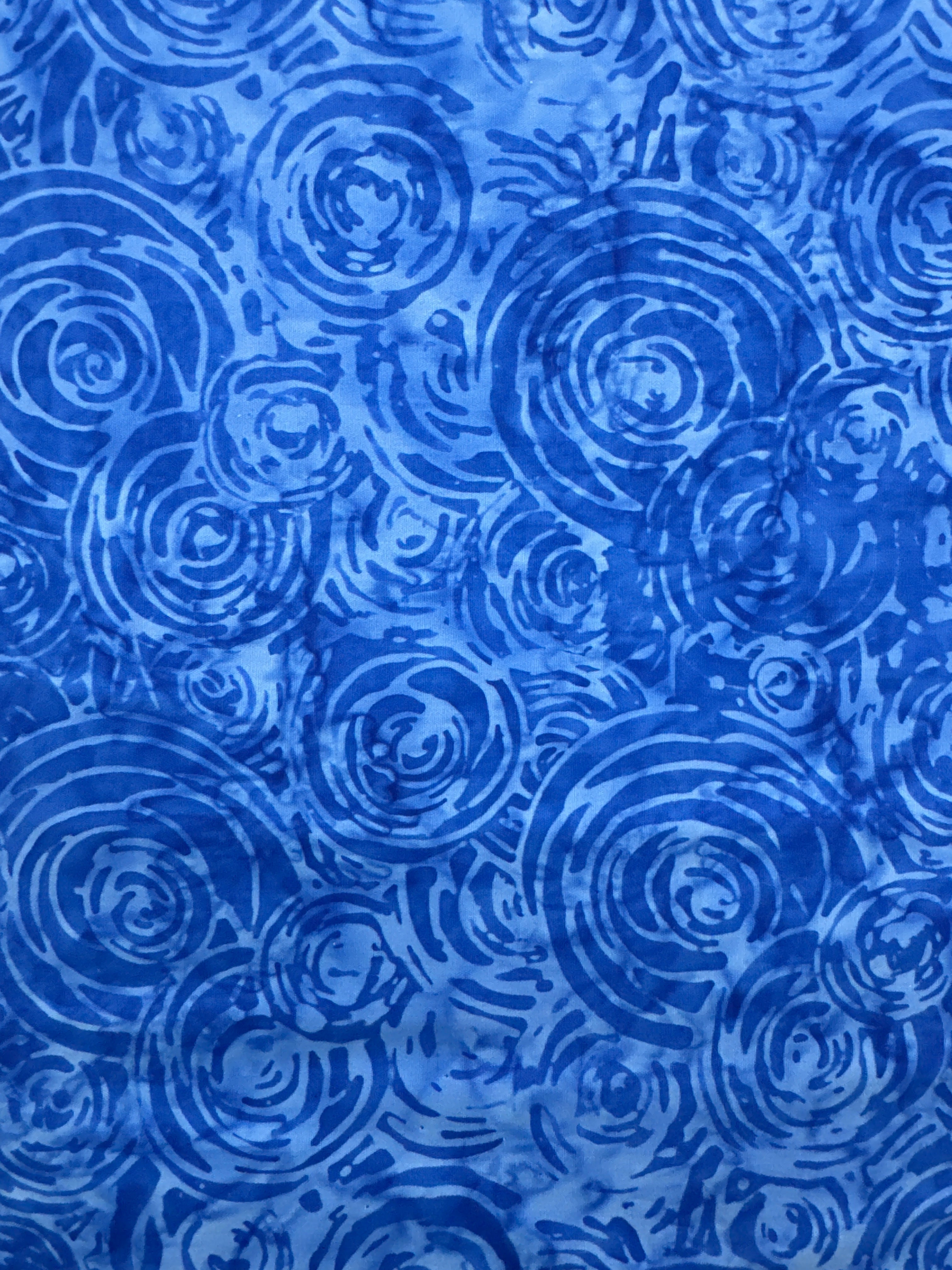 Stacked Rings Blue geometric blender quilting fabric by Andover Fabrics