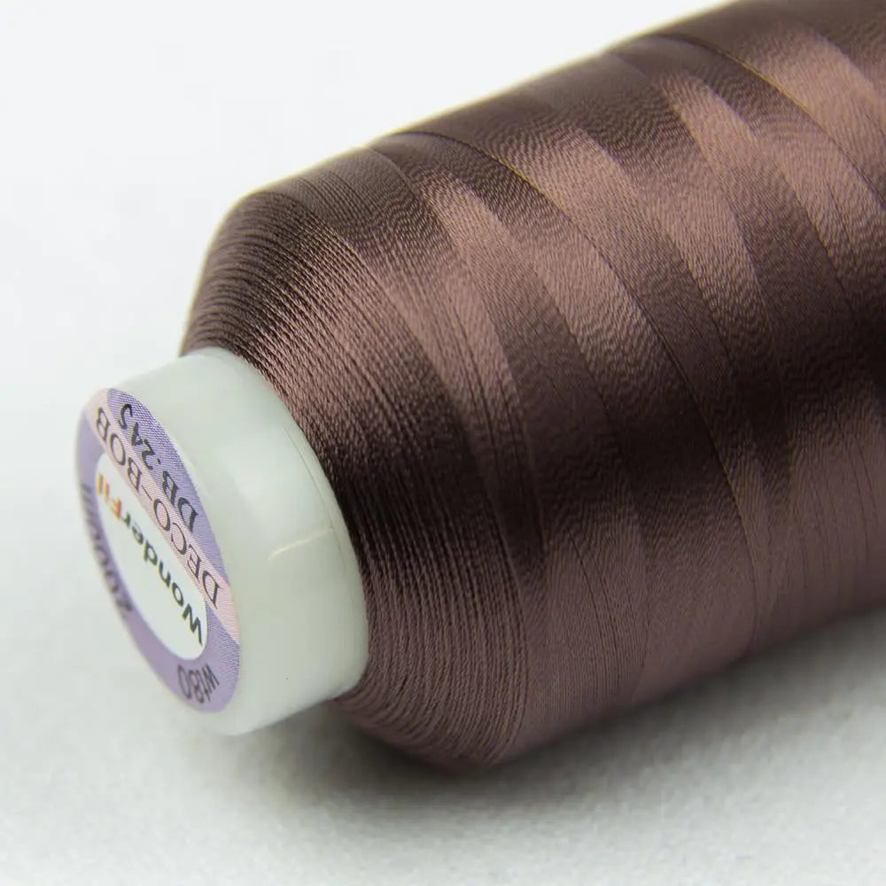 DB245 - DecoBob™ Cottonized Polyester Plum Thread WonderFil USA