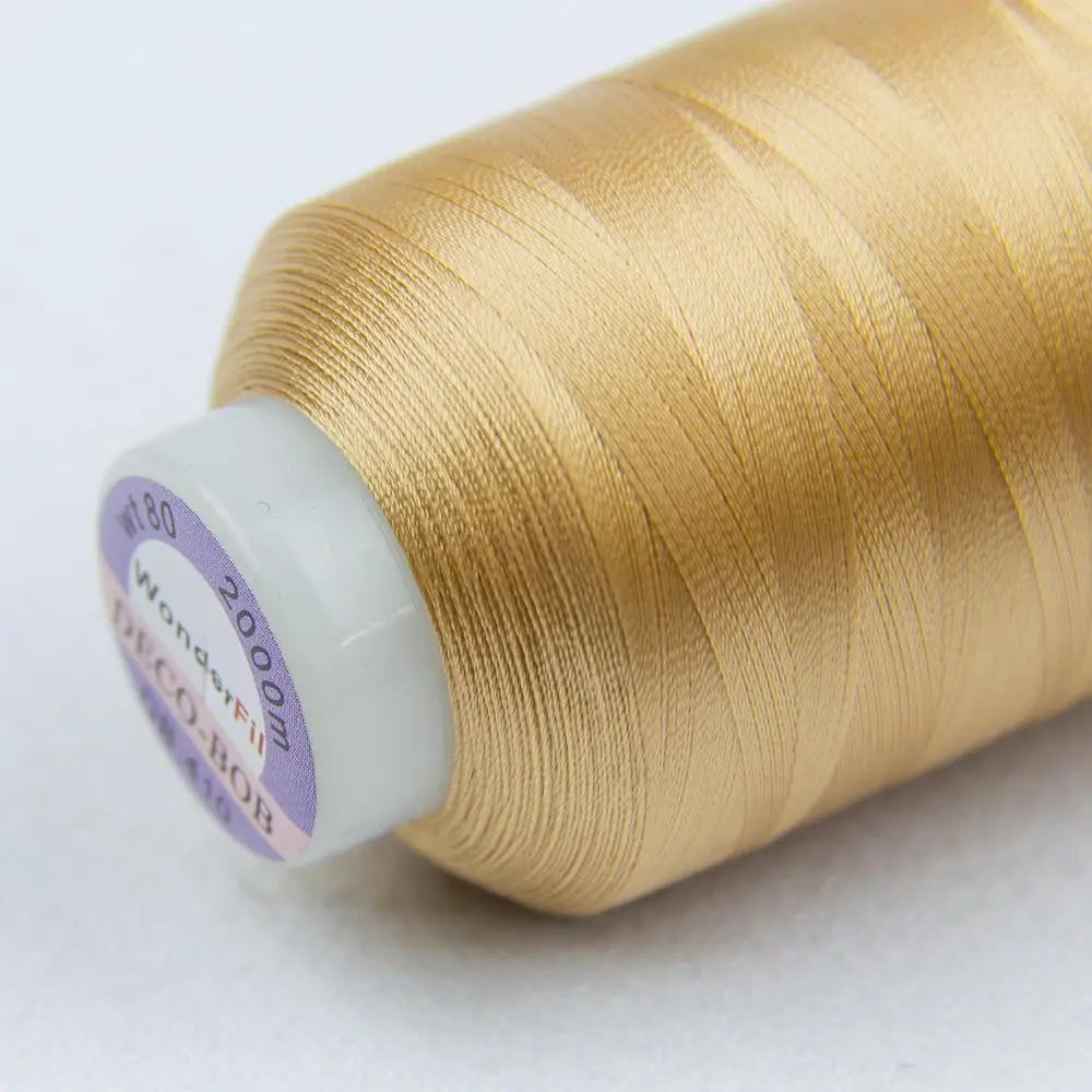DB410 - DecoBob™ Cottonized Polyester Peach Thread WonderFil USA