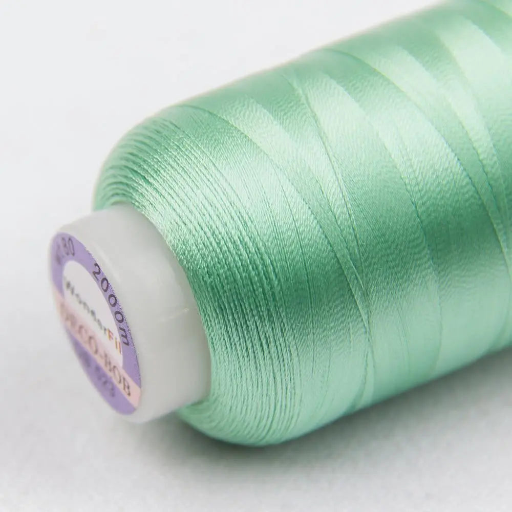 DB523 - DecoBob™ Cottonized Polyester Mint Green Thread WonderFil USA