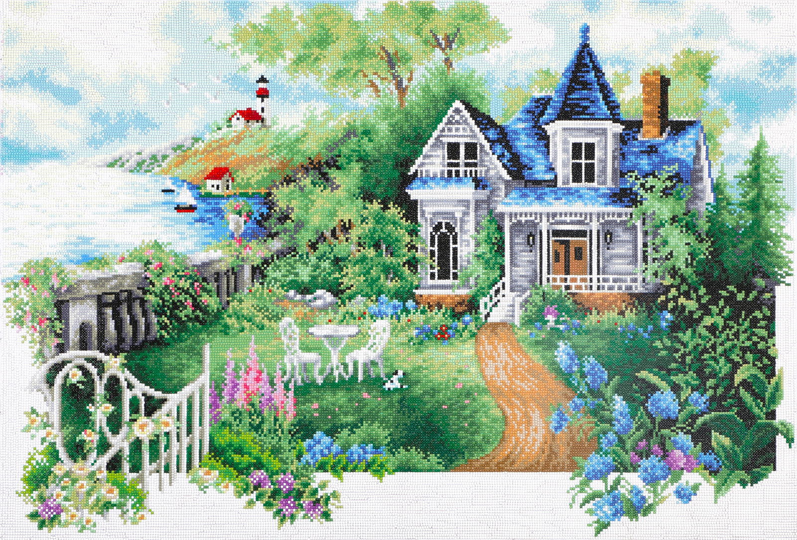Diamond Dotz Summer Hideaway - 35.4" x 24.0"